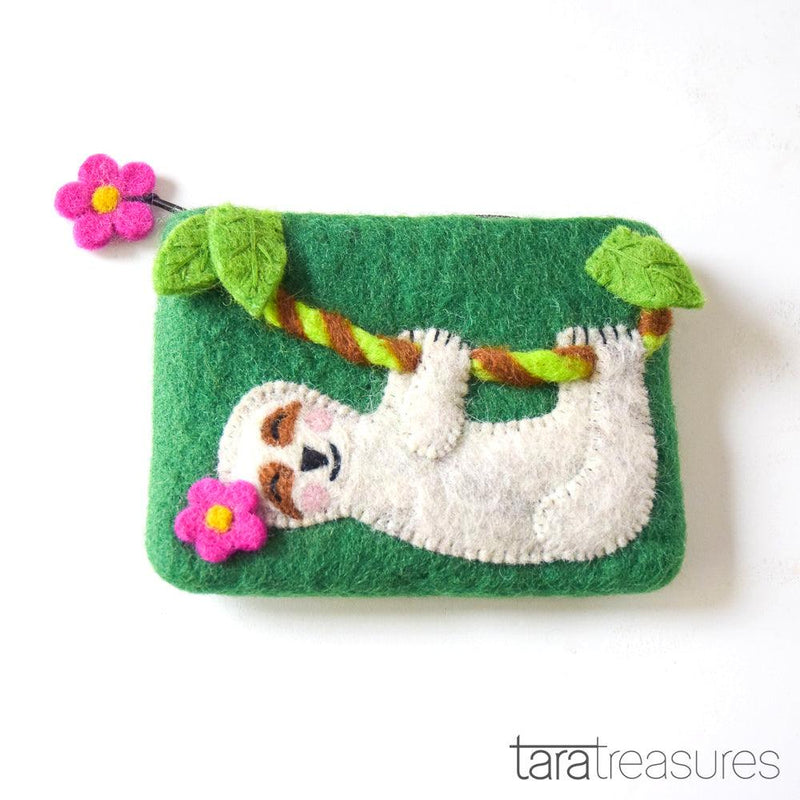 TARA TREASURES PURSE-HAPPY SLOTH