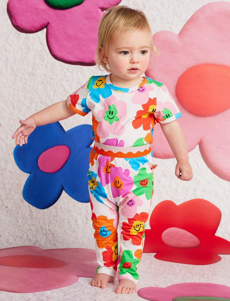 HALCYON NIGHTS HEJ BLOMMA! BABY LEGGINGS