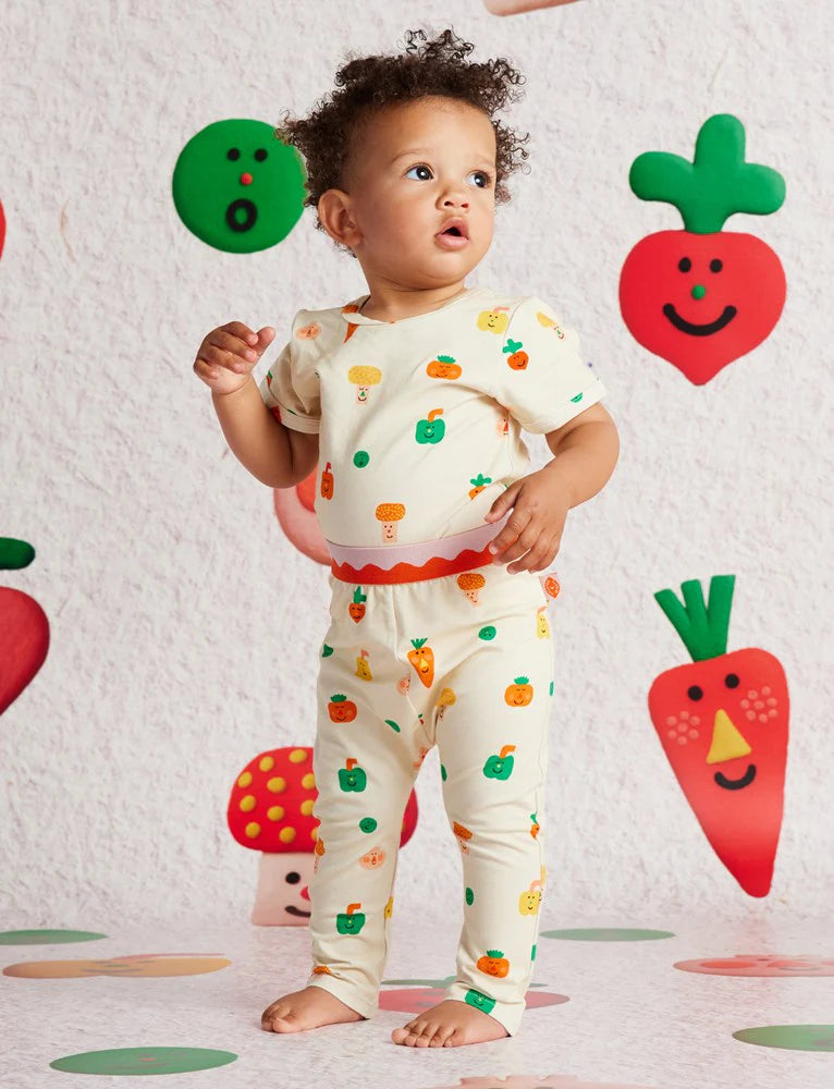 HALCYON NIGHTS TEENY TINY VEG BABY LEGGINGS
