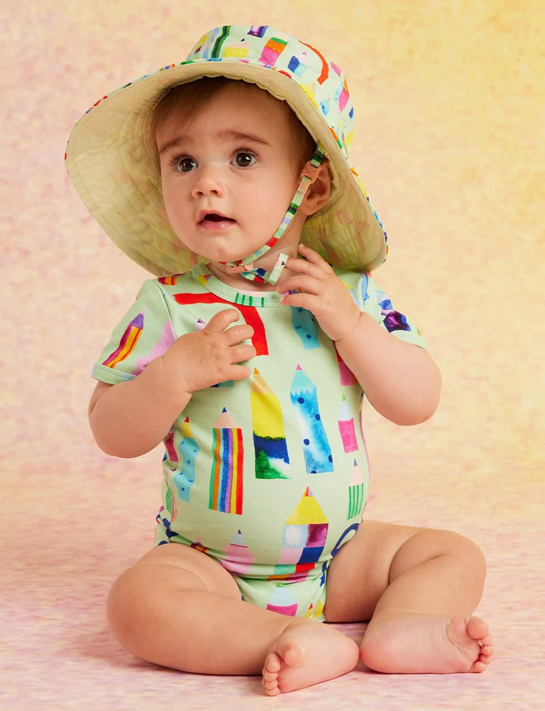 HALCYON NIGHTS SCRIBBLE SQUAD SHORT SLEEVE BODYSUIT