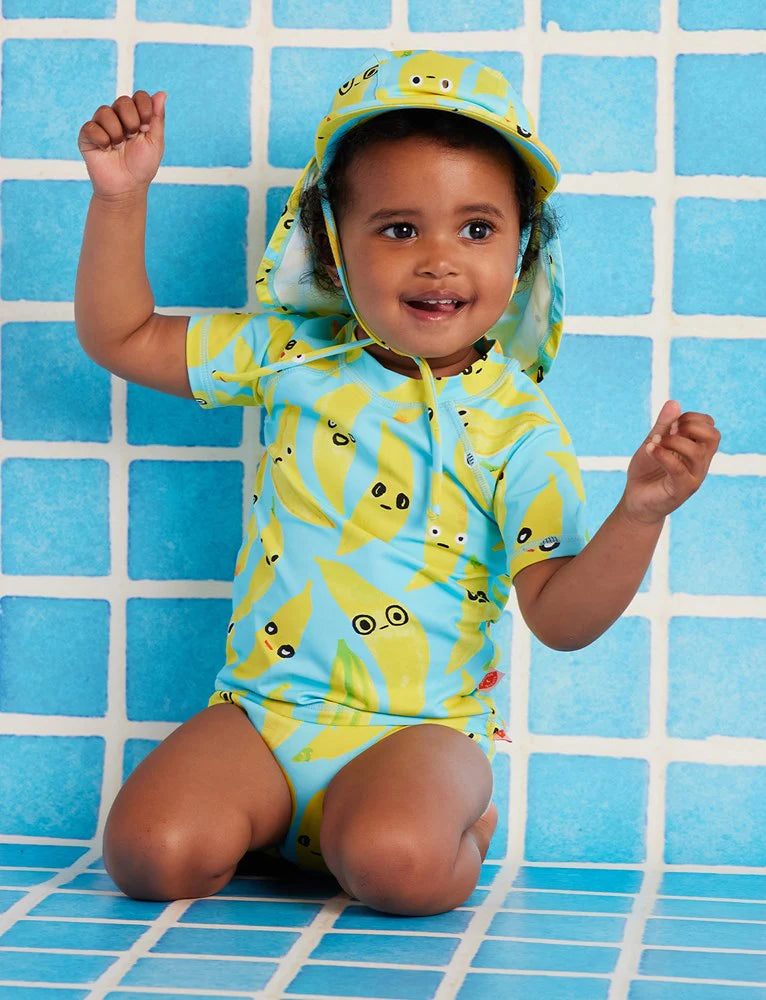 HALCYON NIGHTS SHORT SLEEVE RASH VEST PEEL PARTY