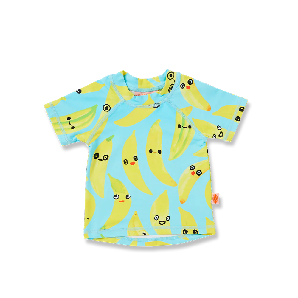 HALCYON NIGHTS SHORT SLEEVE RASH VEST PEEL PARTY