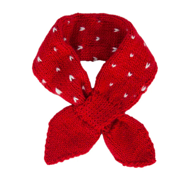 ACORN STRAWBERRY CROSS OVER SCARF RED