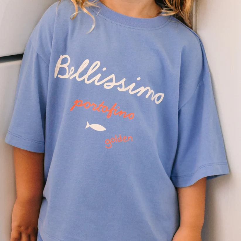 GOLDEN CHILDREN BELLISSIMO TEE POOL BLUE