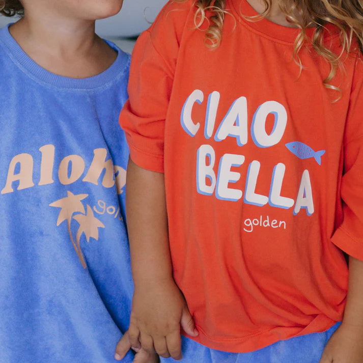 GOLDEN CHILDREN CIAO BELLA TEE NAPOLI