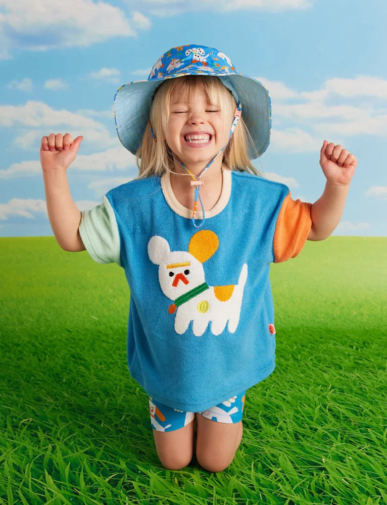 HALCYON NIGHTS PUPPY PARK KIDS SUN HAT