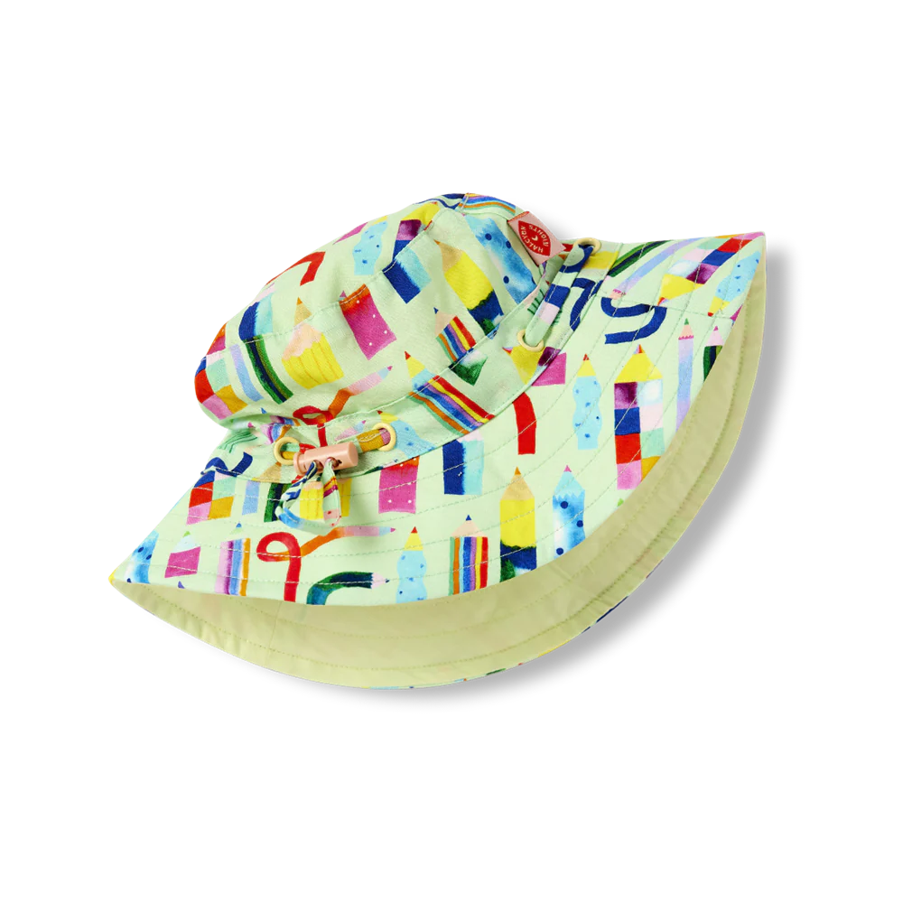 HALCYON NIGHTS SCRIBBLE SQUAD KIDS SUN HAT