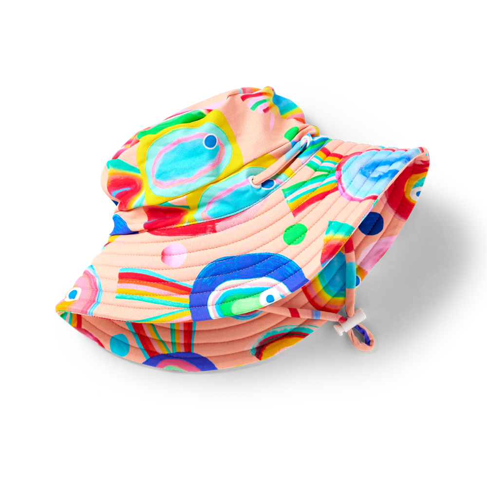 HALCYON NIGHTS SWIM BUCKET HAT FANCY FINS