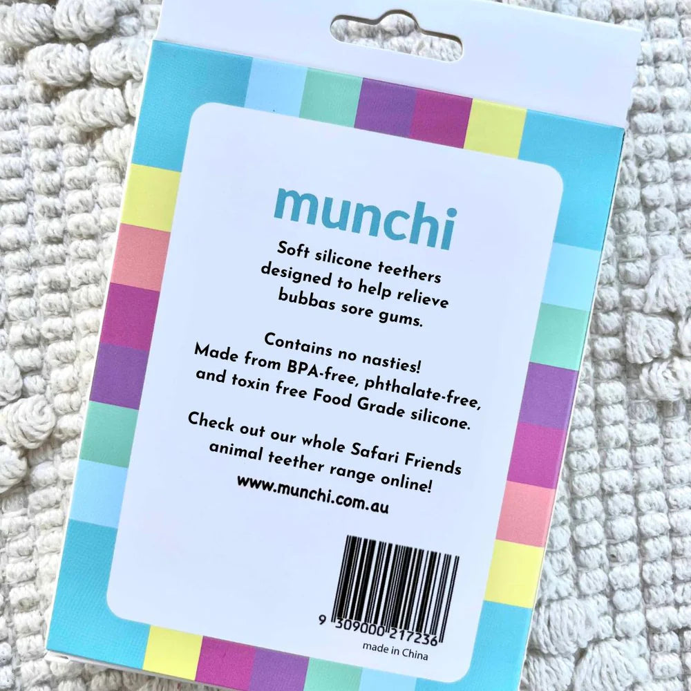 MUNCHI LION TEETHER - PINK