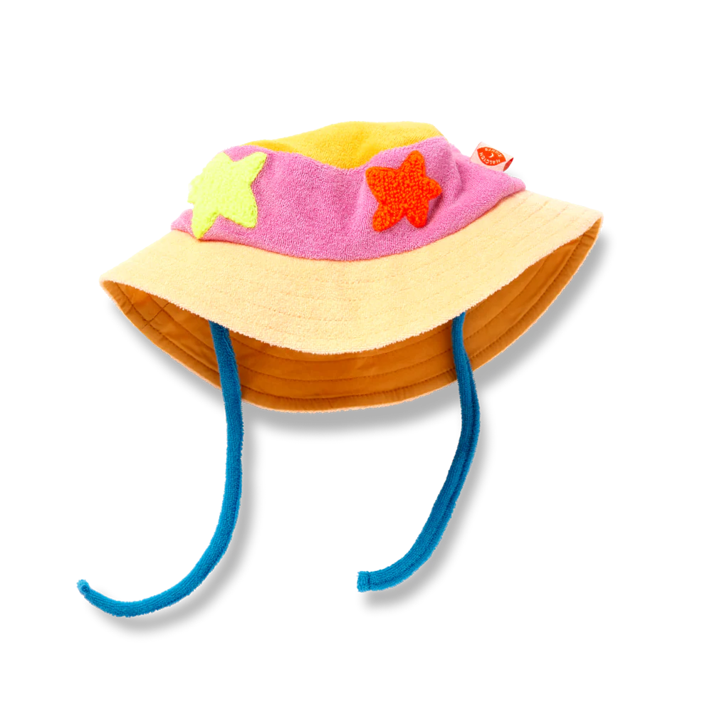 HALCYON NIGHTS GIDDY UP TERRY KIDS BUCKET HAT