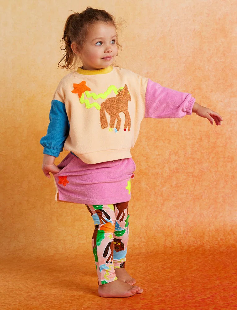 HALCYON NIGHTS GIDDY UP TERRY SKIRT