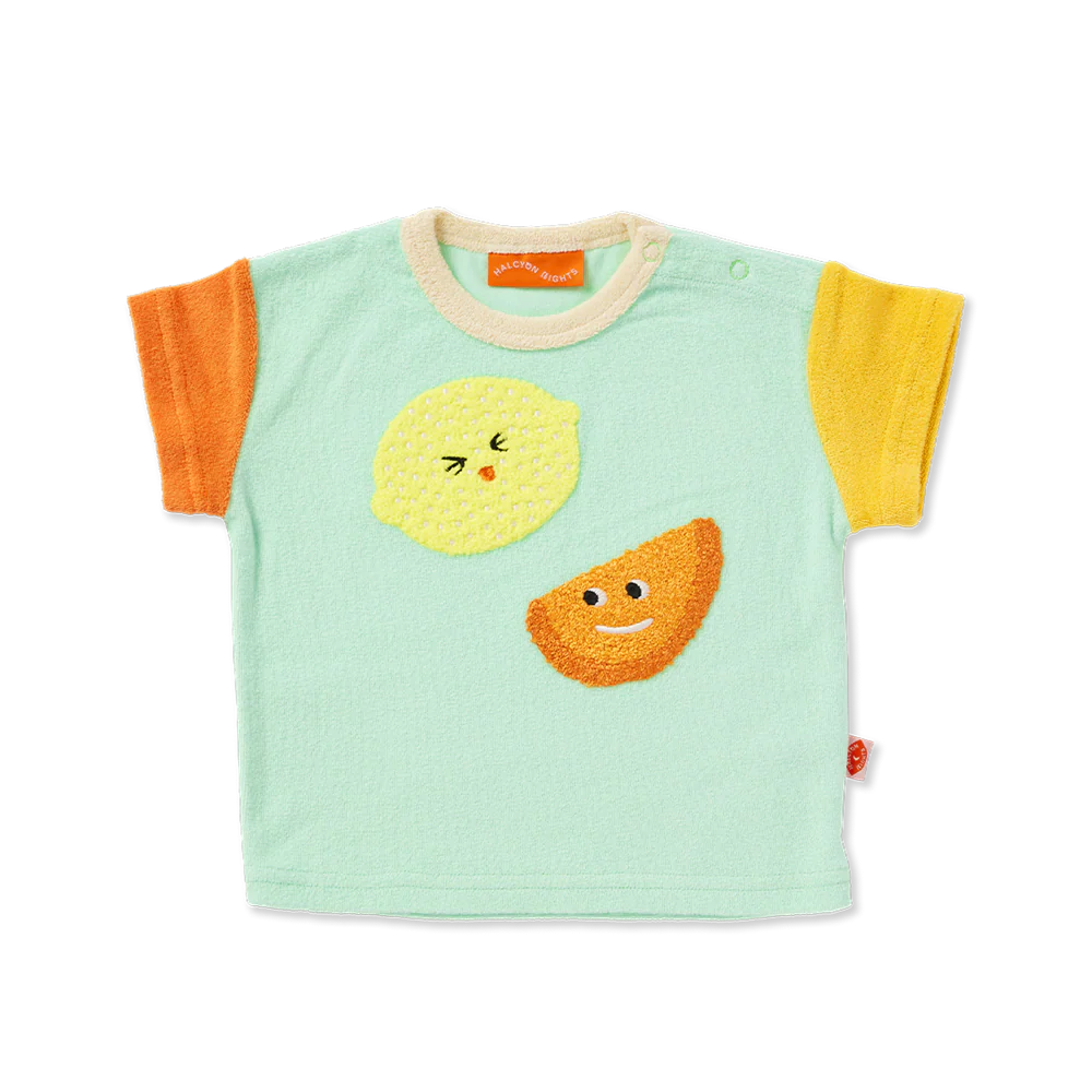 HALCYON NIGHTS PEEL PARTY TERRY T SHIRT