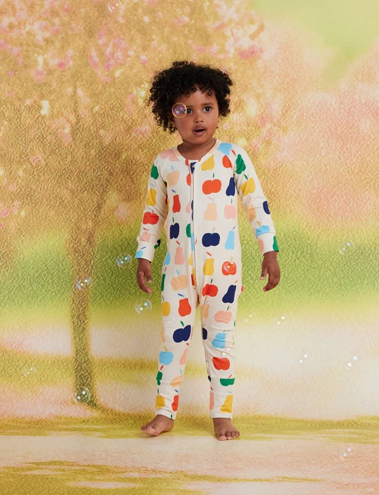 HALCYON NIGHTS LONG SLEEVE TINY ORCHARD ROMPER