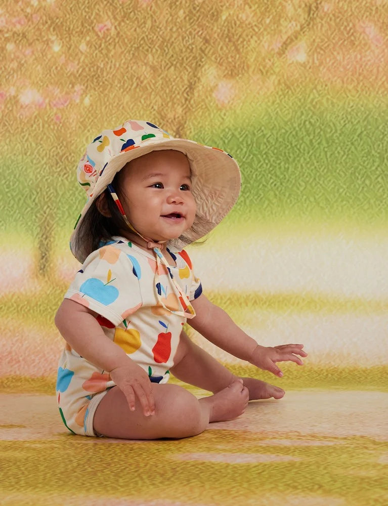 HALCYON NIGHTS SHORT SLEEVE BODYSUIT - TINY ORCHARD