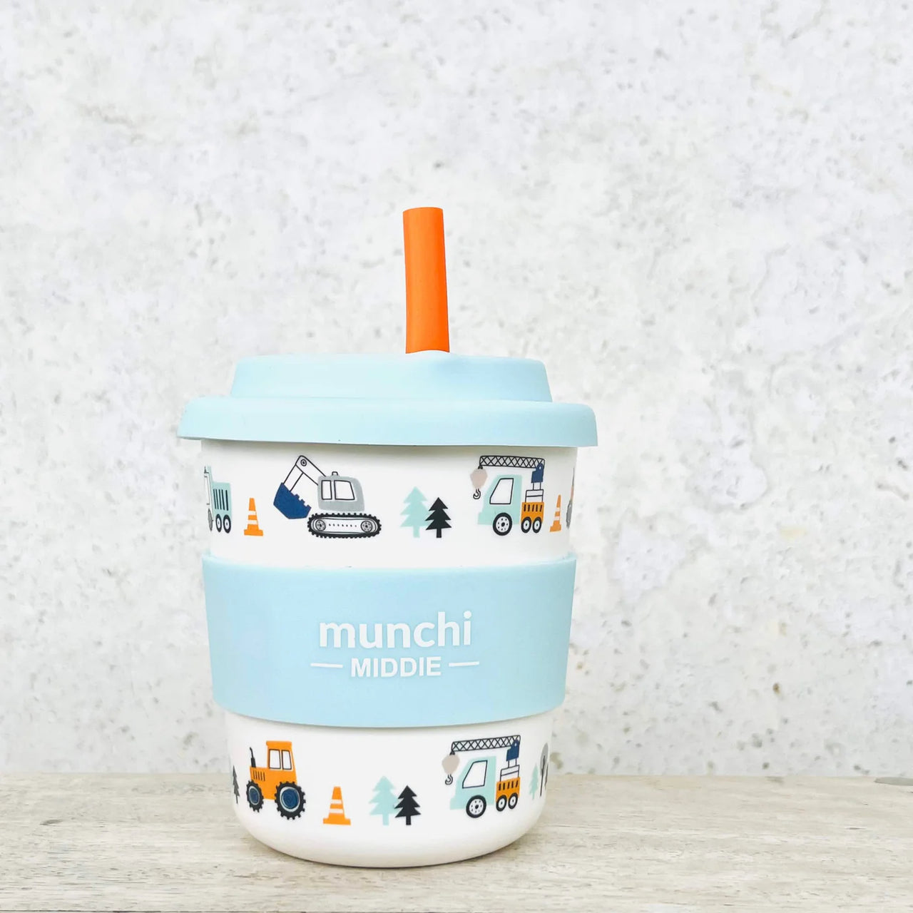 MUNCHI TRUCK BABYCHINO CUP (4oz/120ml) WITH STRAW