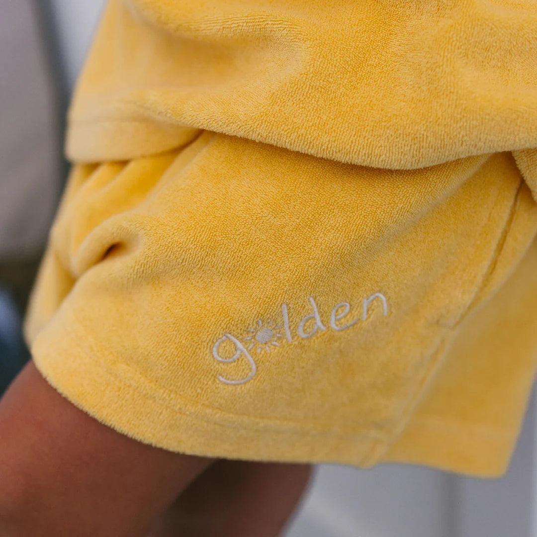 GOLDEN CHILDREN ESSENTIAL SHORTS TERRY GOLDEN CREAM