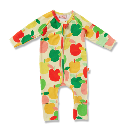 HALCYON NIGHTS A IS FOR APPLE LS ROMPER