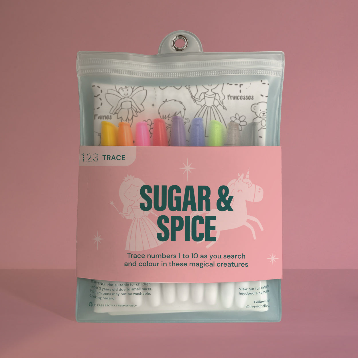 HEY DOODLE MAT 123-SUGAR AND SPICE