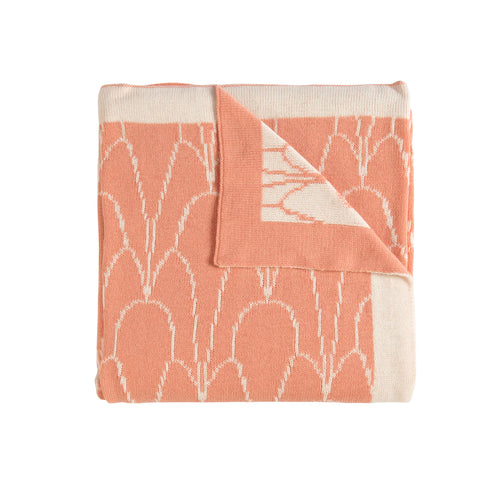 ALL4 ELLA REVERSIBLE BLANKET  ANTIQUE BLUSH