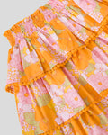 PEGGY LEE RUFFLE SKIRT DAHLIA