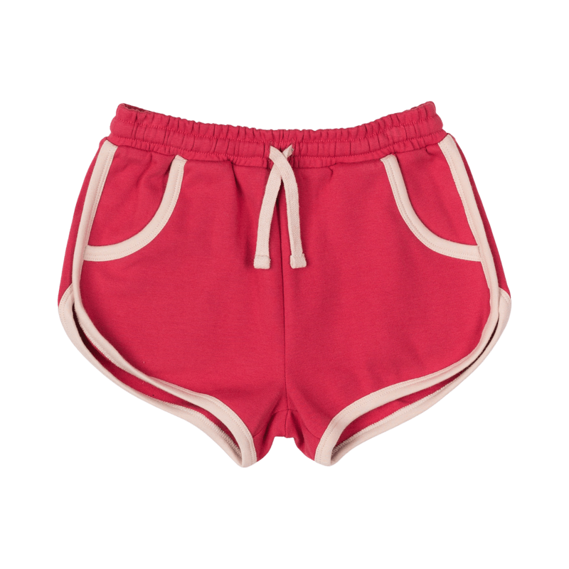 ROCK YOUR BABY RED FARRAH SHORTS