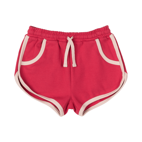 ROCK YOUR BABY RED FARRAH SHORTS