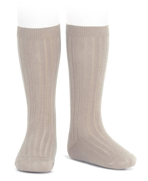 CONDOR RIB KNEE HIGH SOCK (334 PIEDRA)