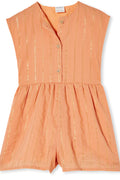 MILKY LUREX STRIPE PLAYSUIT