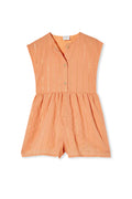 MILKY LUREX STRIPE PLAYSUIT