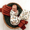 SNUGGLEHUNNY FESTIVE BERRY ORGANIC MUSLIN WRAP