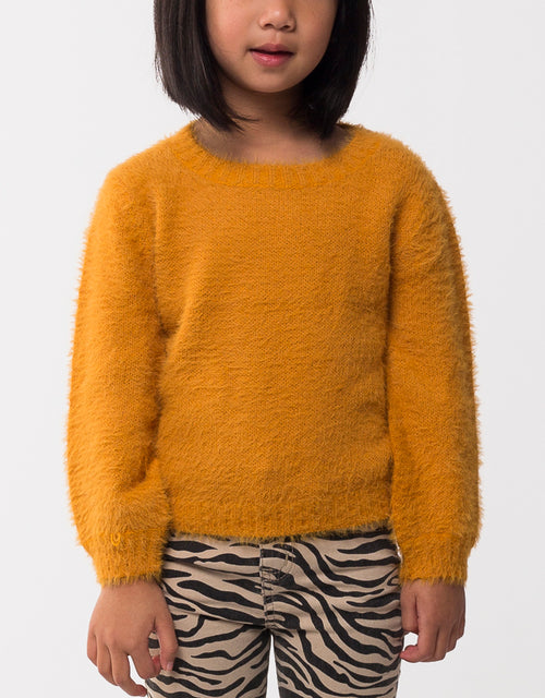 EVE'S SISTER HOLLY FLUFFY KNIT YELLOW