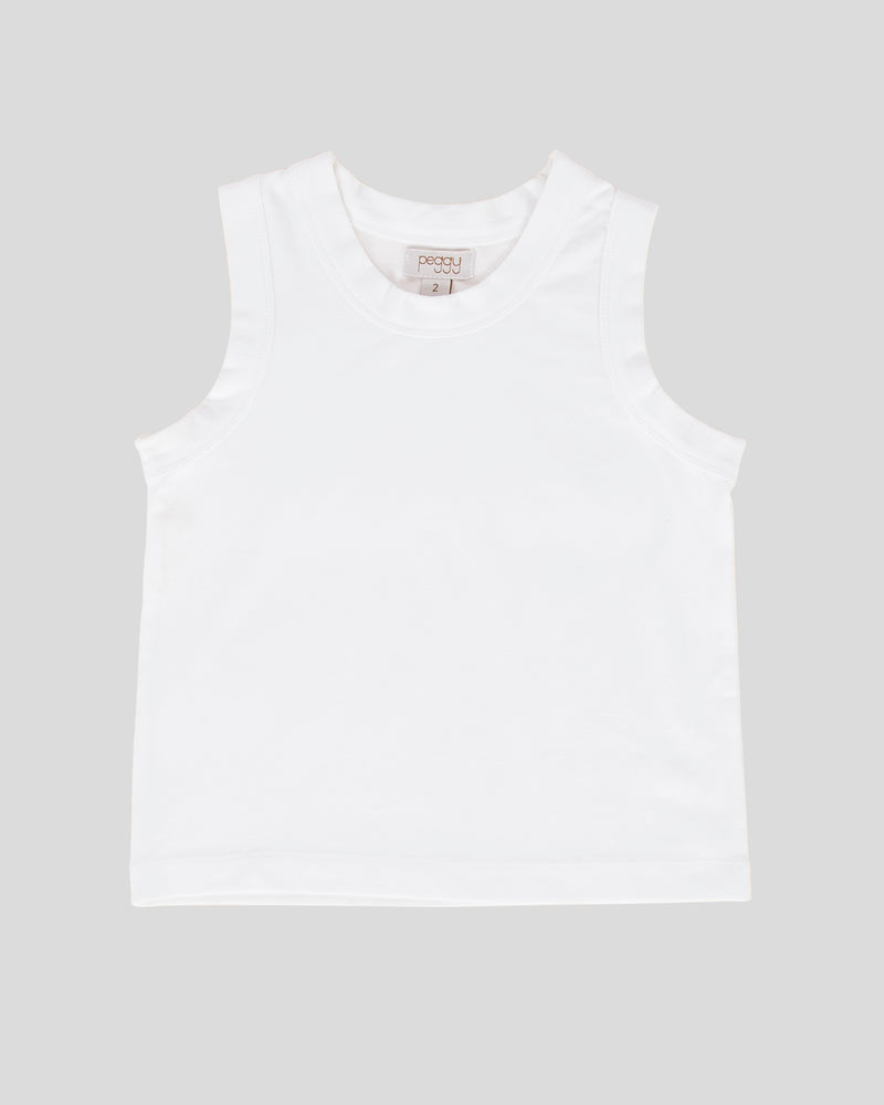 PEGGY BELLE TANK WHITE