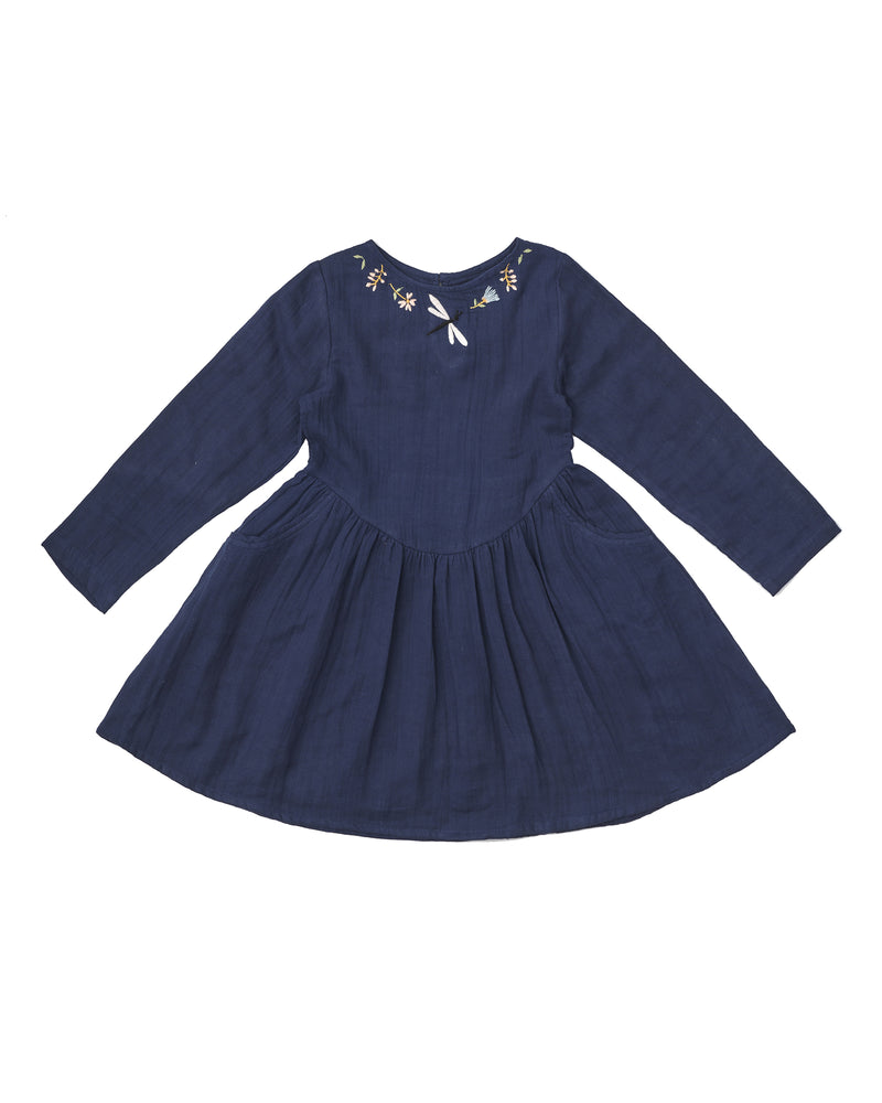 ALEX AND ANT DAPHNE DRESS NAVY