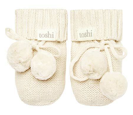 TOSHI ORGANIC BOOTIES MARLEY  CREAM