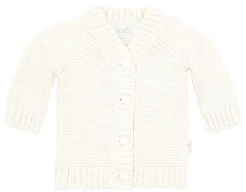 TOSHI ORGANIC CARDIGAN ANDY CREAM