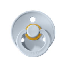 BIBS NIGHT GLOW DUMMY 2 PACK SIZE 1 (0-6MTH) BABY BLUE