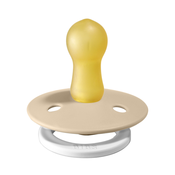 BIBS NIGHT GLOW DUMMY 2 PACK SIZE 2 (6-18MTH) VANILLA