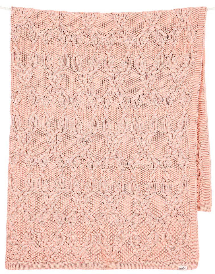 TOSHI ORGANIC BLANKET BOWIE BLOSSOM