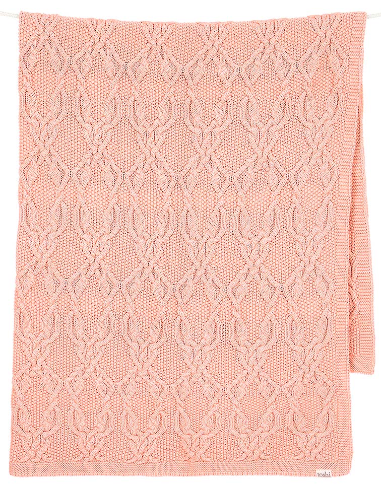 TOSHI ORGANIC BLANKET BOWIE BLOSSOM