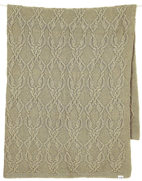 TOSHI ORGANIC BLANKET BOWIE OLIVE