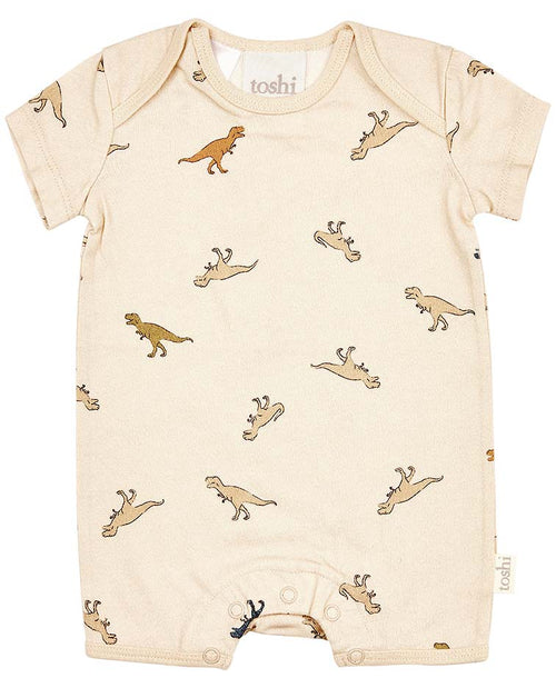 TOSHI ONESIE SHORT SLEEVE DINOSAURIA