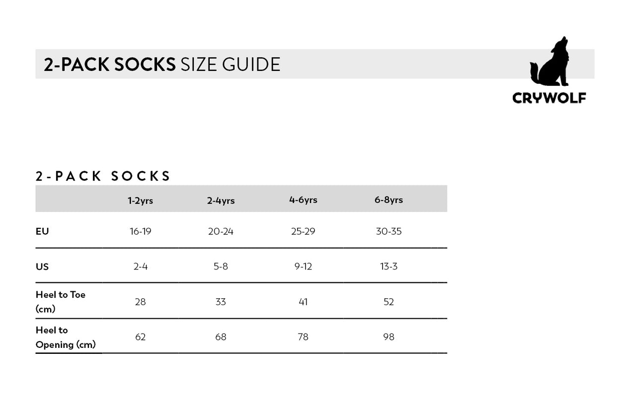 CRYWOLF SOCK 2 PACK LILAC/BLUSH