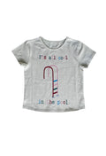 BELLA & LACE BUBBLES TSHIRT SOUR CREAM