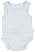 TOSHI ORGANIC ONESIE SINGLET SKY