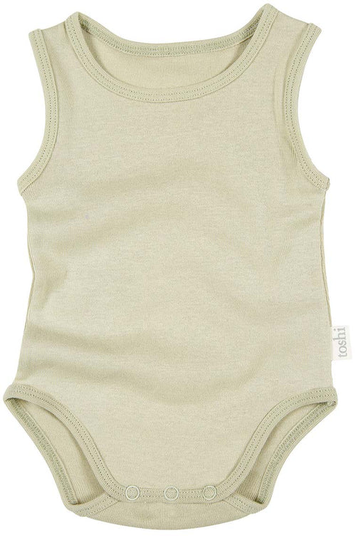 TOSHI ORGANIC ONESIE SINGLET THYME