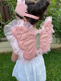 THREE TOTS VEGAN LEATHER BUTTERFLY WINGS