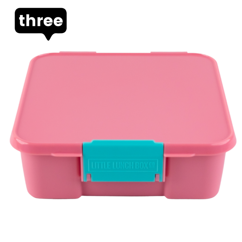 LITTLE LUNCH BOX CO BENTO THREE - STRAWBERRY