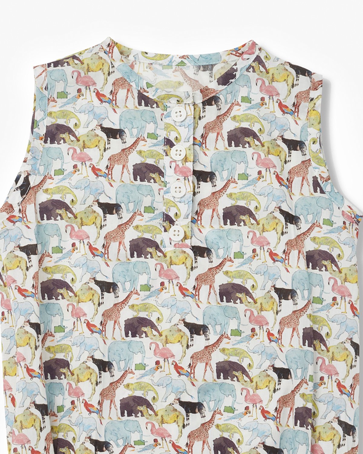 WALNUT LIBERTY BANJO ROMPER ZOO