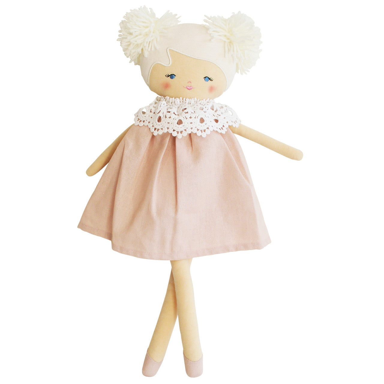 ALIMROSE AGGIE DOLL PALE PINK