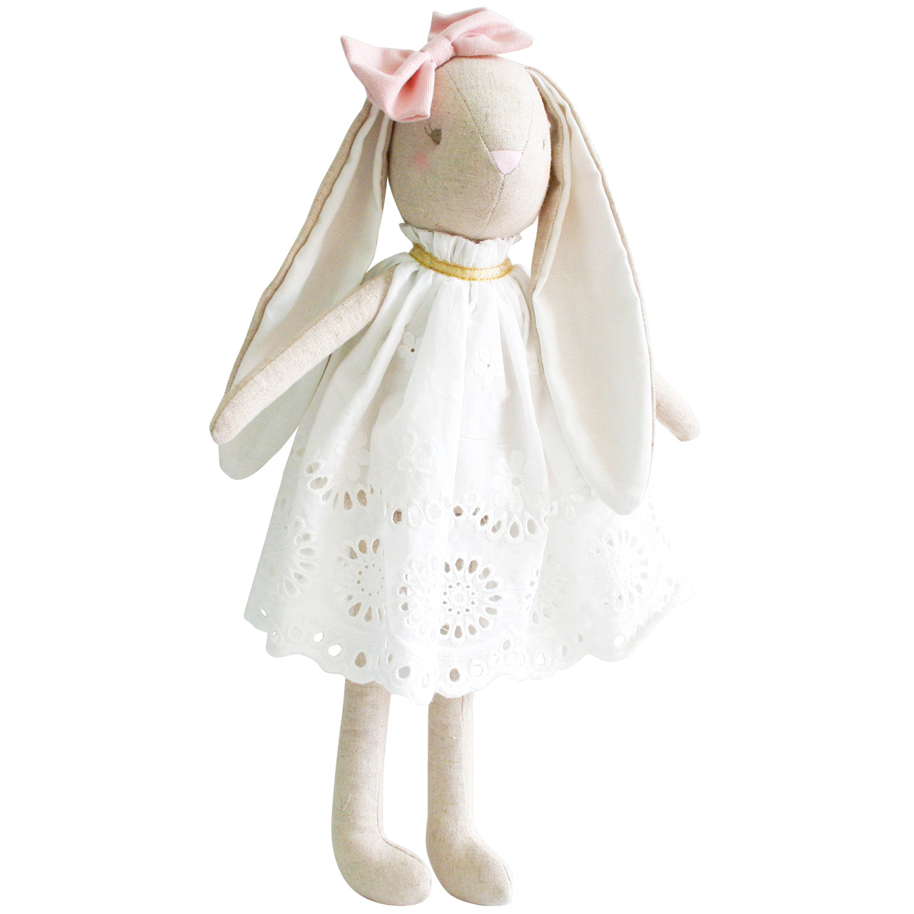 AALIMROSE MUMMY BRODERIE BUNNY 40CM